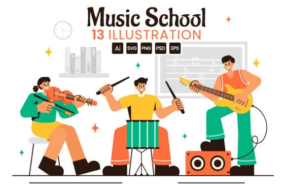13 Music School Illustration Review