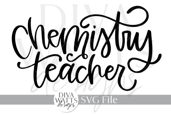 Chemistry Teacher SVG for Crafts and Graphics