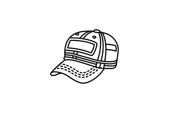 Hat Line Icon Graphics for Commercial Use