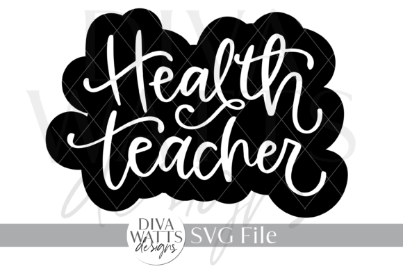 Health Teacher Illustration SVG for Crafts and Graphics
