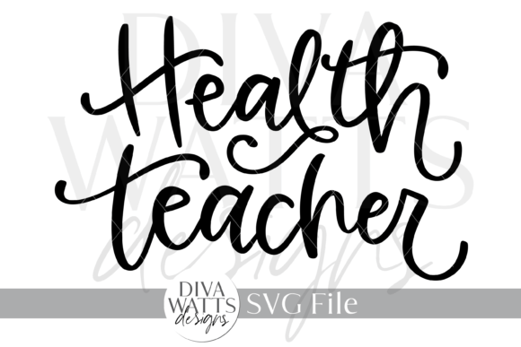 Health Teacher SVG: A Vibrant Graphic for Educational Content