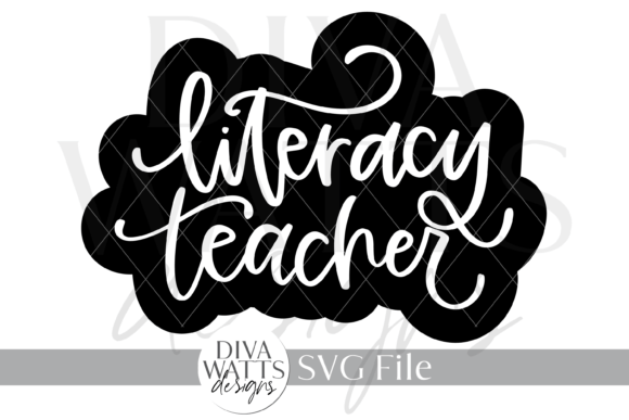 Literacy Teacher SVG for Crafts and Graphics