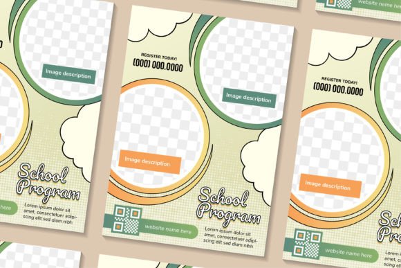 School Program Vertical Flyer for Print Templates and Graphics