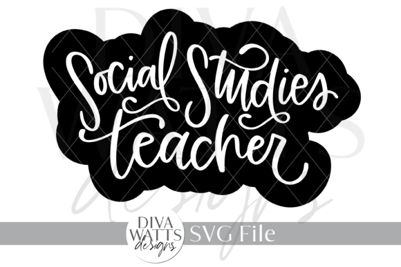 Social Studies Teacher SVG for Crafts and Graphics