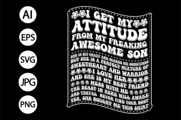 Son Typography T-shirt Design Svg for T-Shirt Designs and Graphics