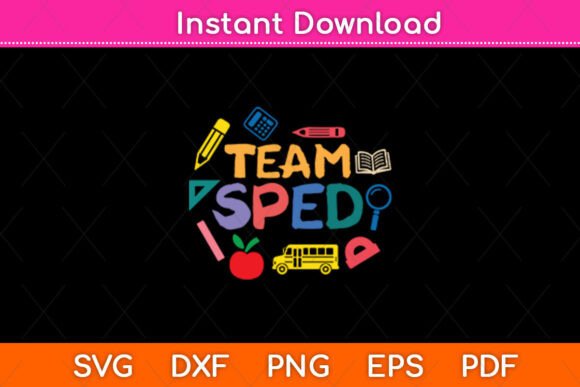 SPED Teacher Team Graphics for Crafts