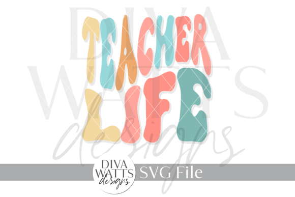 Teacher Life Illustration SVG Review